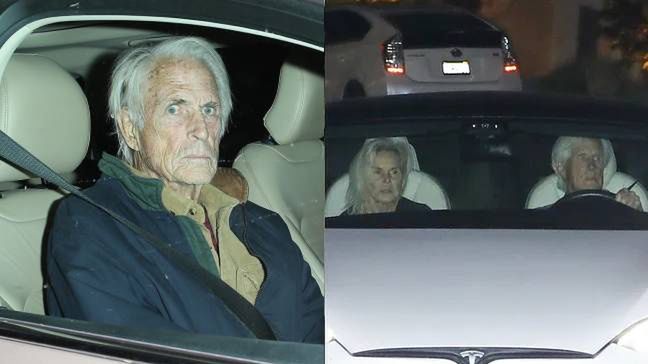 Bliscy Matthew Perry'ego sfotografowani przed domem aktora