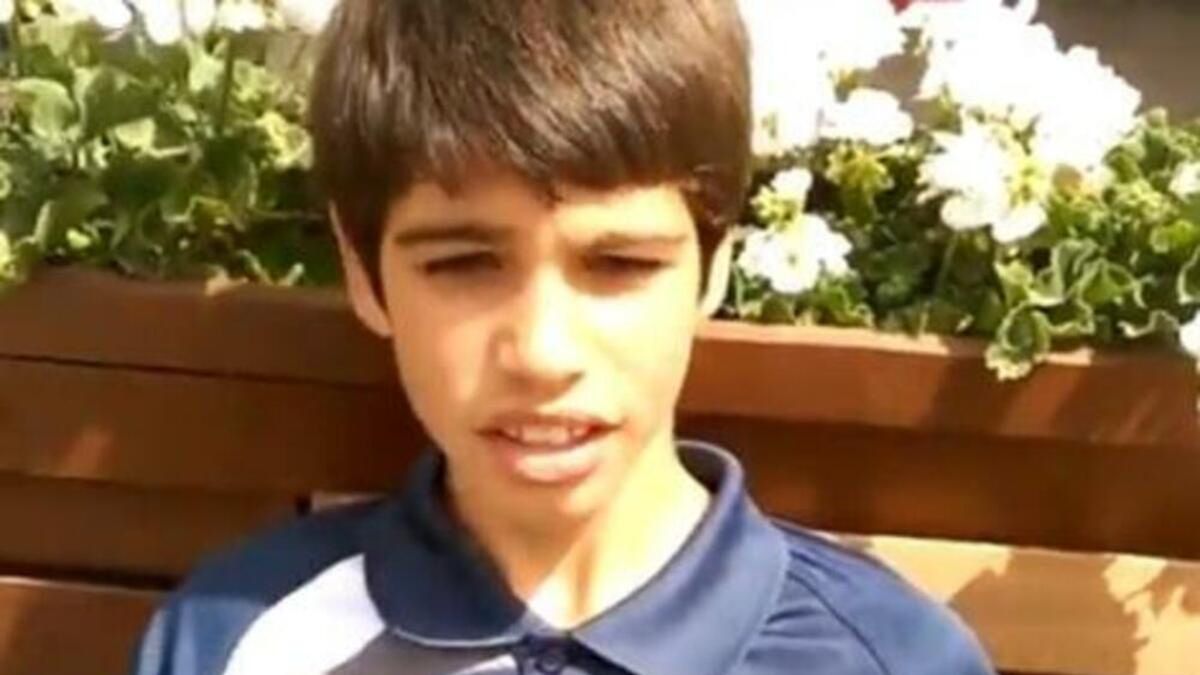 Carlos Alcaraz w wieku 12 lat
