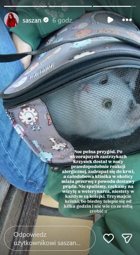 Saszan o problemach zdrowotnych zwierzaka