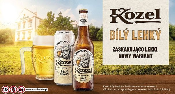 Biały kozioł w reklamie piwa