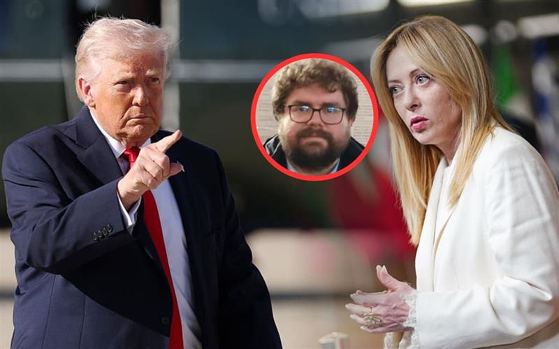 "Pocałunek śmierci". Trump "zszokowany". Meloni atakuje go celowo?