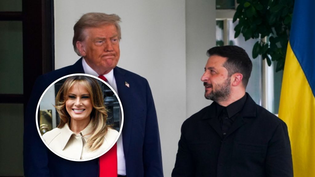 Melania Trump napisała list do Trumpa, a Ołena Zełenska do niej