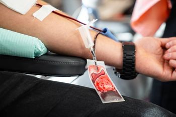 Akcja krwiodawstwa w Busku-Zdroju. "Strażacy Krewniacy" zebrali ponad 48 litrów krwi.