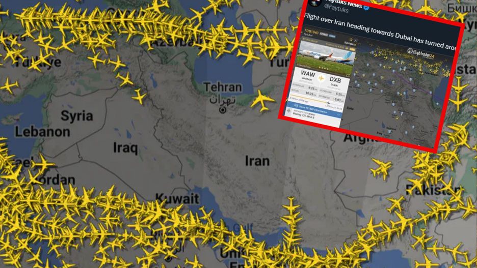 Samolot z Warszawy do Dubaju zawrócił