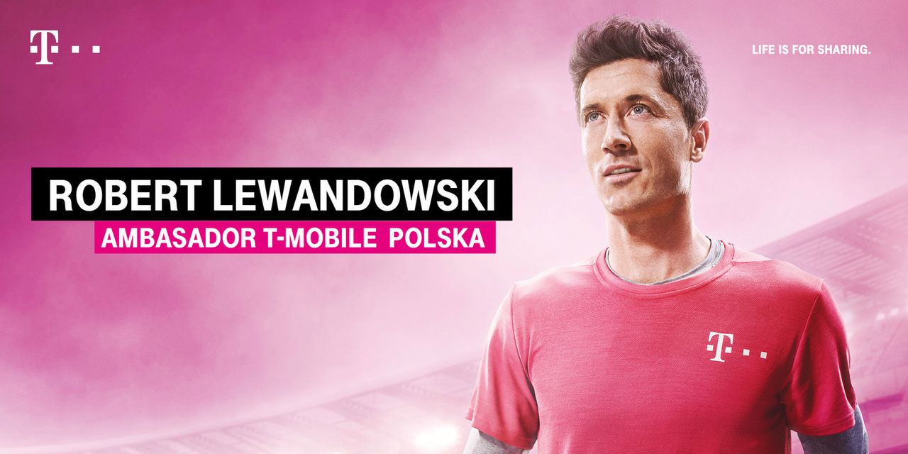 Rober Lewandowski nowym ambasadorem T-Mobile Polska