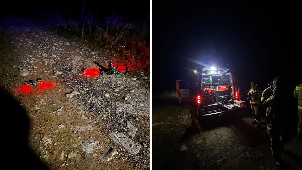 Nocne poszukiwania 64-letniego grzybiarza w Witowie