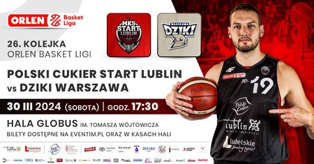Start Lublin zmierzy się w hali Globus z drużyną Dziki Warszawa. Wygraj bilety na mecz