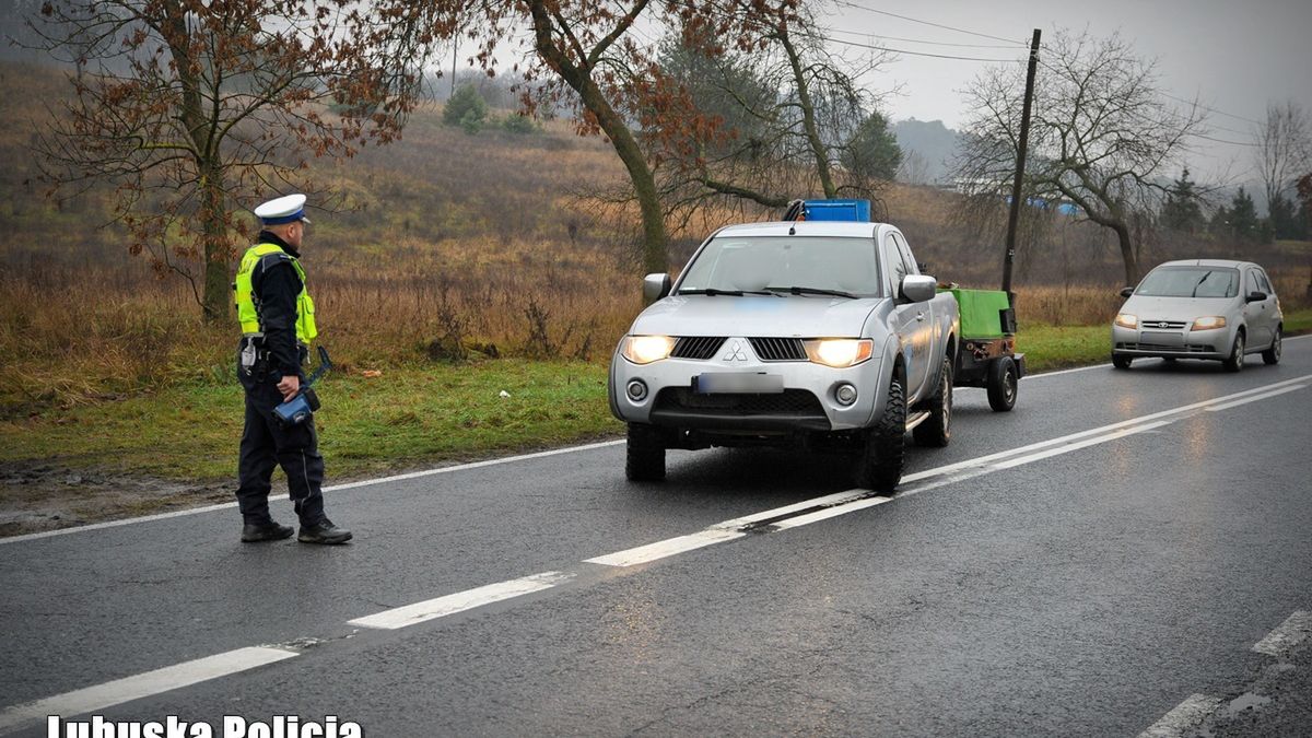 Pojazdy z przyczepą zazwyczaj przekraczają dopuszczalną prędkość. 