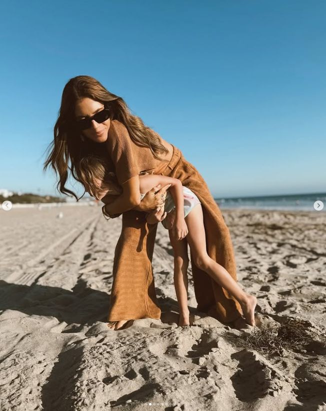 Weronika Rosati z córką