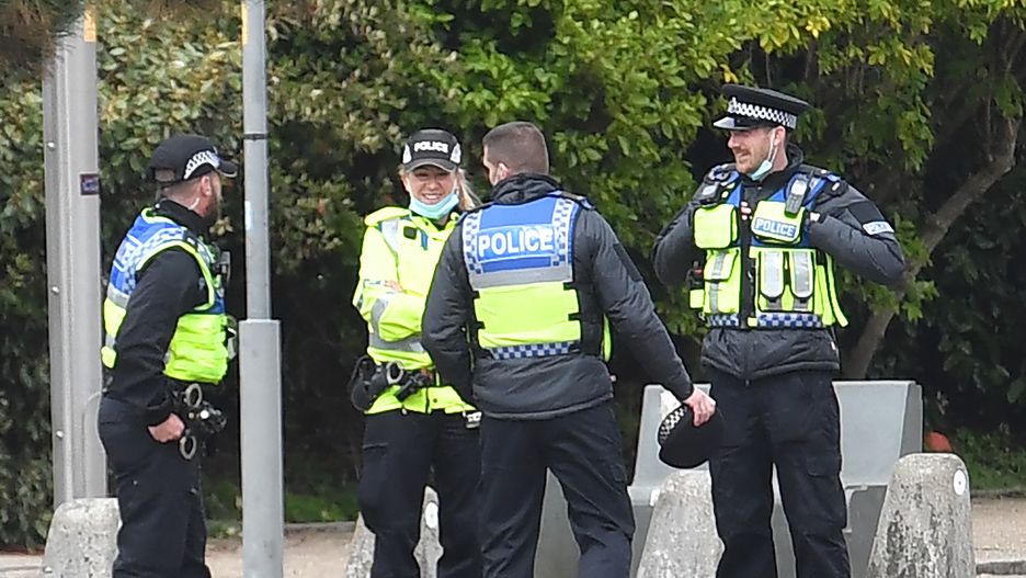 Policja z Blackpool w Wielkiej Brytanii