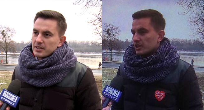 Poseł PO: „Wiadomości” z nagrania z moją wypowiedzią wymazały serduszko Wielkiej Orkiestry Świątecznej Pomocy