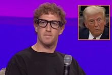 Mark Zuckerberg i Donald Trump, fot. kadr z youtube'a