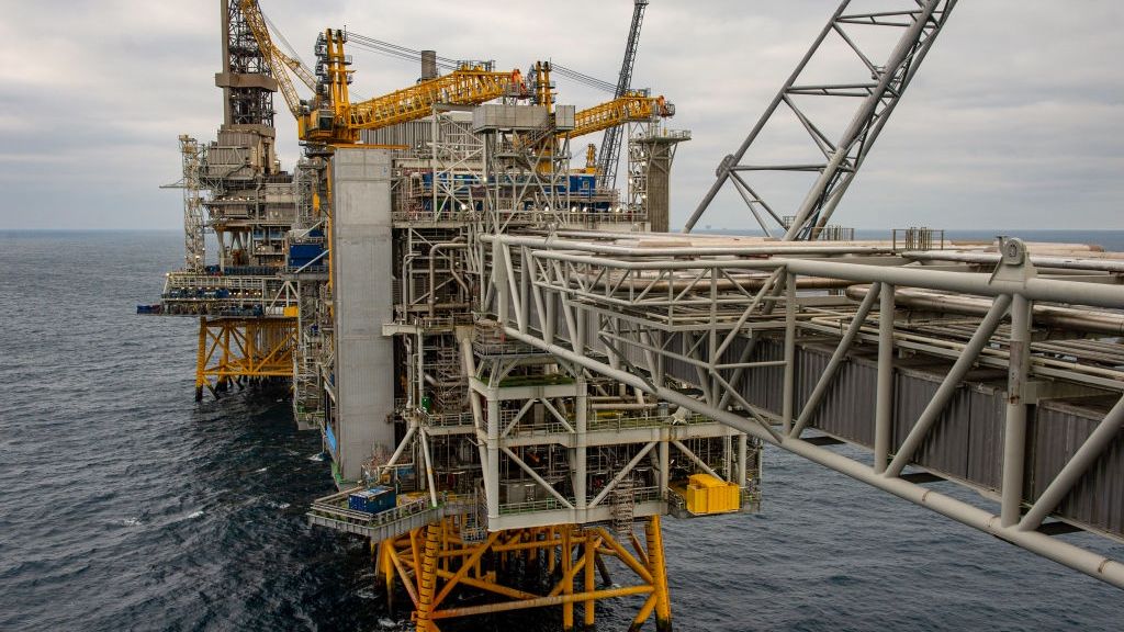 Equinor ASA's Johan Sverdrup Oil Platform
The Equinor ASA offshore oil drilling platform on Johan Sverdrup oil field in the North Sea, Norway, on Monday, Feb. 13, 2023. Equinor, Norways biggest oil and gas producer, said the second phase of its giant Johan Sverdrup field in the North Sea is now on stream. Photographer: Carina Johansen/Bloomberg via Getty Images
Bloomberg
norwegian, fossil fuels, fuels, european, north sea (energy), industries, energy, oil equipment & services, emea, energy, natural resources, oil and gas fields, nordic, oil, gas, oil & gas fields, drilling, gasoline, petroleum, oil, business news