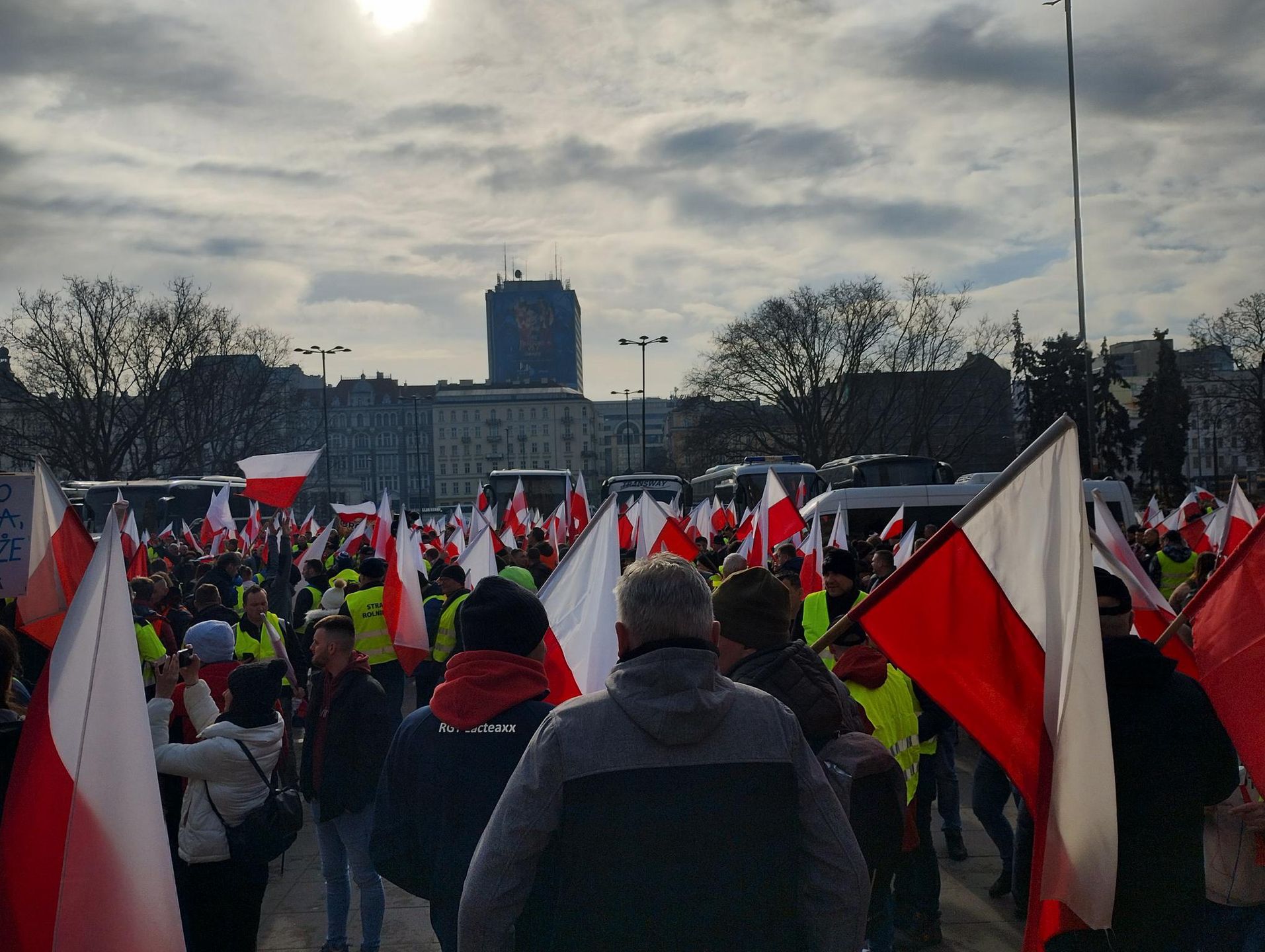 Protest rolników w Warszawie