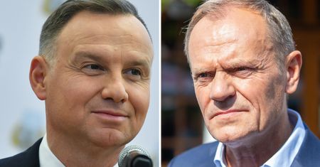 Ostra reakcja Dudy na pytanie o Tuska. "Proszę mnie nie rozśmieszać"
