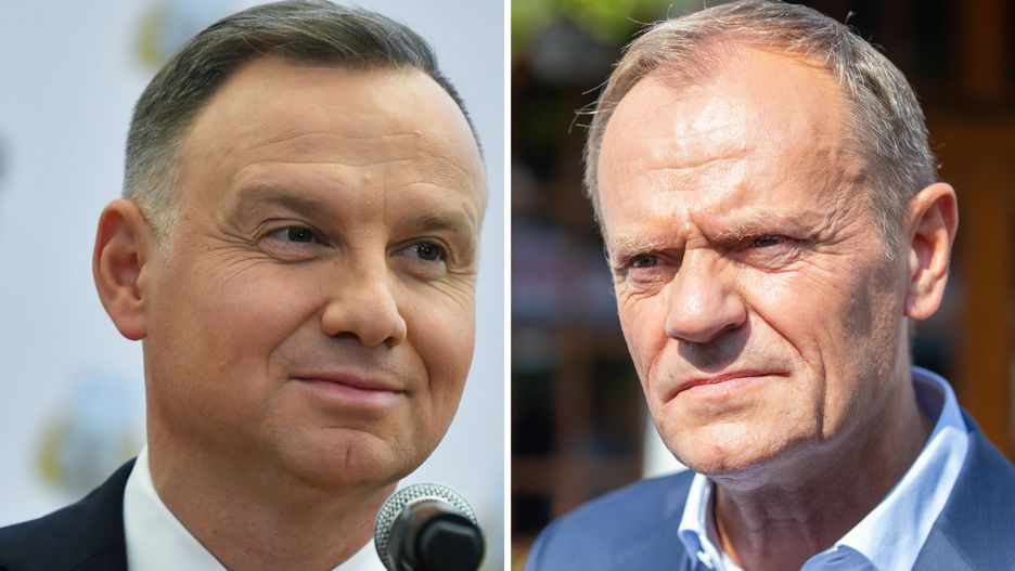 Ostra reakcja Dudy na pytanie o Tuska. "Proszę mnie nie rozśmieszać"