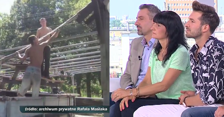 Rafał Maślak z rodziną w TVN-ie: "SPŁONĄŁ NAM DOM. Bardzo nas to zabolało"