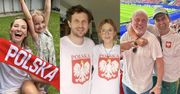 Tak gwiazdy dopingowały Biało-Czerwonych w meczu z Austrią: Antoni Królikowski z Izą, Joanna Moro, Misiek Koterski (ZDJĘCIA)