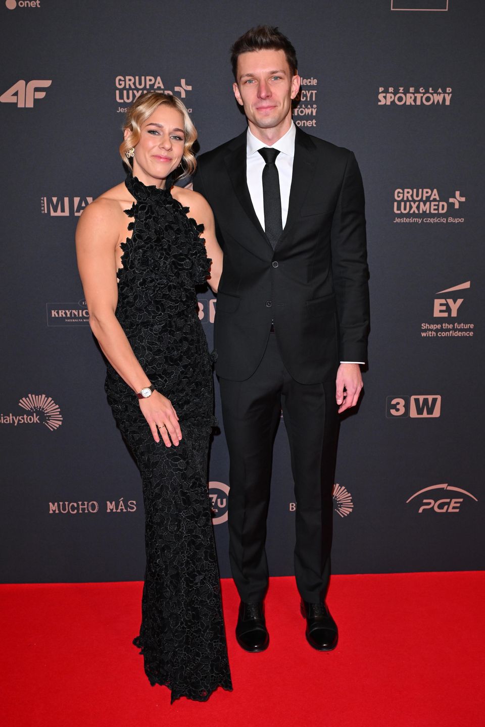 Aleksandra Mirosław z mężem
