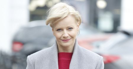 Małgorzata Kożuchowska pokazała łazienkę. Zabawę z dzieckiem przerwała sesja na wannie