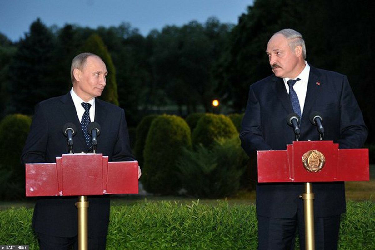 Na zdjęciu prezydent Rosji Władimir Putin i białoruski przywódca Aleksander Łukaszenka 
