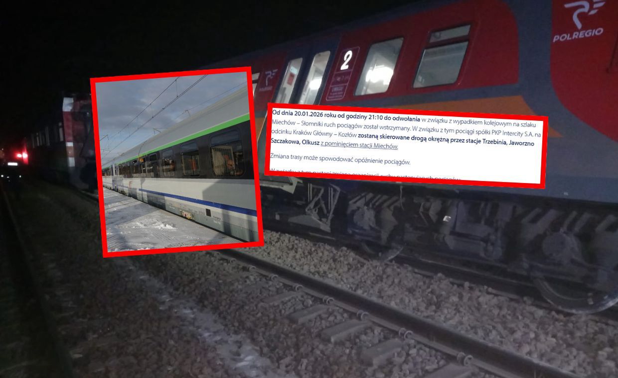 wiadomości,aktualności,WP Wiadomości Ogromne utrudnienia na kolei. Odwołane pociągi, skrócone trasy pendolino