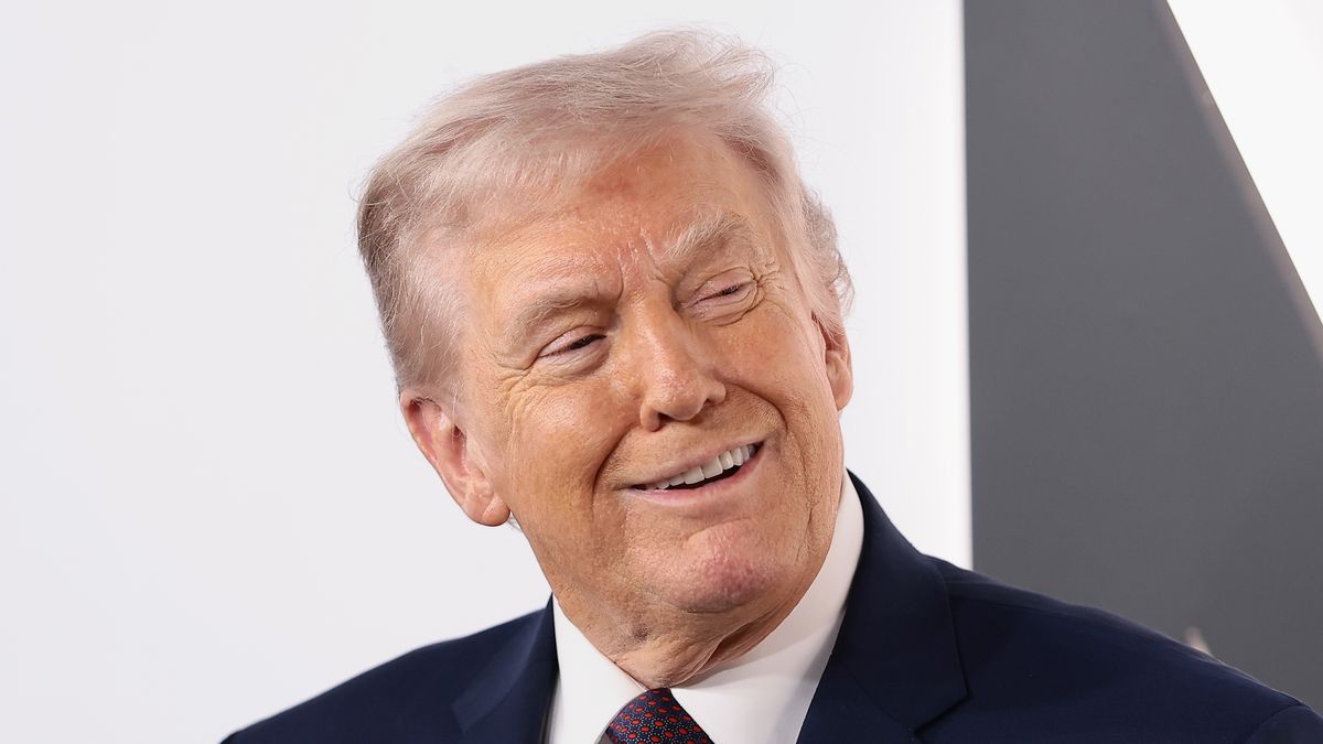 WASHINGTON, DC - JANUARY 29: President Donald Trump attends Amazon MGM's "Melania" World Premiere at The Trump Kennedy Center on January 29, 2026 in Washington, DC. (Photo by Dimitrios Kambouris/Getty Images)