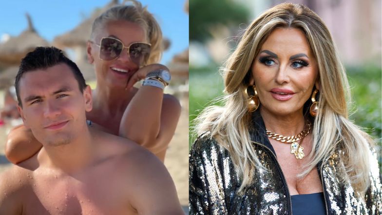 Dagmara Kaźmierska z synem 