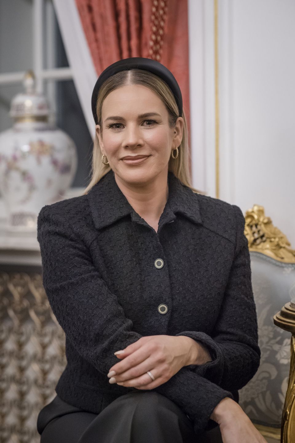 Marta Nawrocka - sukienka na szczytny cel, fot. Mieszko Piętka/AKPA