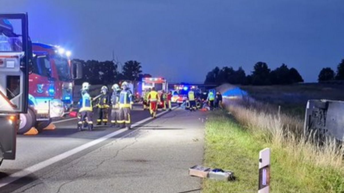 Wypadek autokaru w Niemczech