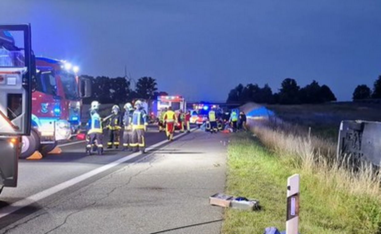 Wypadek Flixbusa w Niemczech. 23 osoby ranne