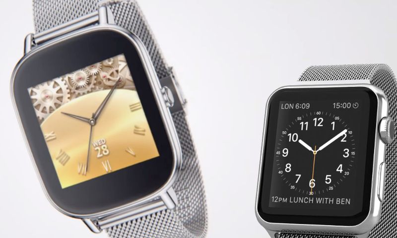 Asus ZenWatch 2 i Apple Watch