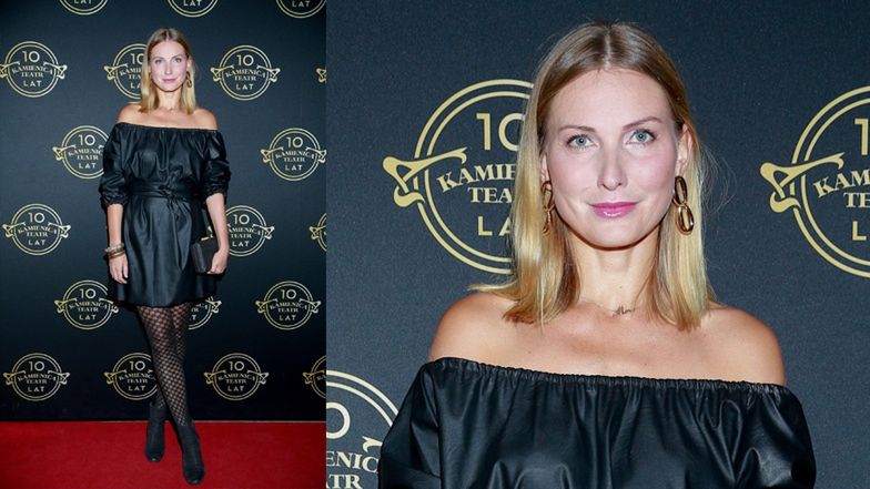 Aktorzy i celebryci na pozują na premierze spektaklu