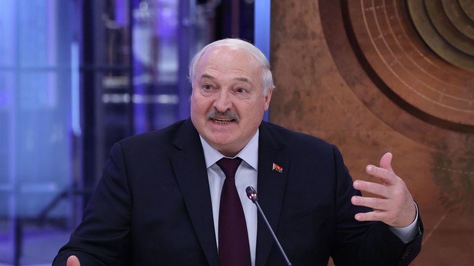 epa12404855 Belarusian President Alexander Lukashenko speaks during a session of the World Atomic Week international forum, an event dedicated to the global nuclear industry and related sectors, in Moscow, Russia,  25 September 2025. The World Atomic Week international forum is being held at the VDNKh Exhibition Centre in Moscow from 25 to 28 September.  EPA/EVGENIA NOVOZHENINA / POOL 
Dostawca: PAP/EPA.
EVGENIA NOVOZHENINA / POOL
energy, atomic week, politics