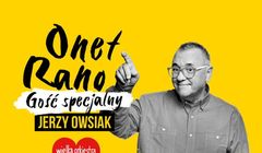 Pierwsze wydanie programu "Onet Rano Gość Specjalny", za kierownicą Jerzy Owsiak