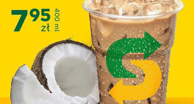 Subway promuje kokosową kawę mrożoną