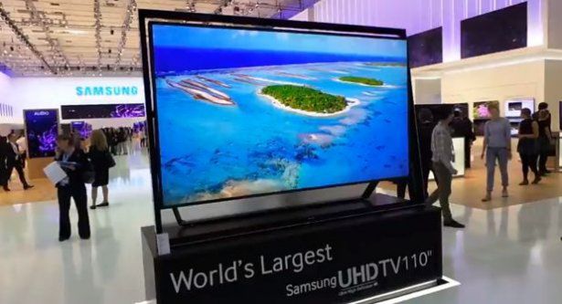 Gadżetomania na IFA 2013: widzieliśmy w akcji 110-calowy telewizor Samsung S9000 Ultra HD. Co za gigant! [wideo]