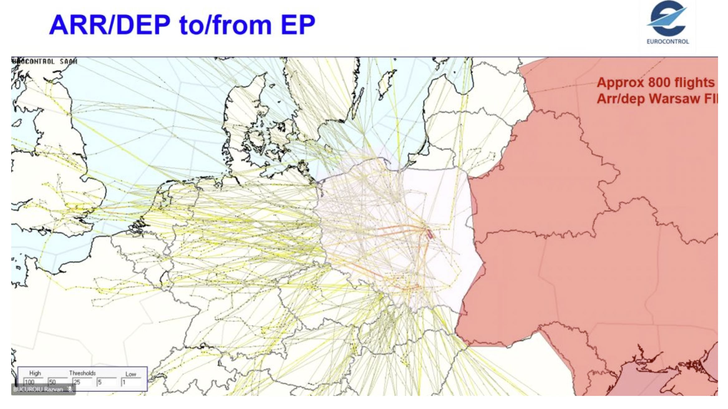 Starty i lądowania z polskiej przestrzeni powietrznej. Średnio 800 operacji dziennie