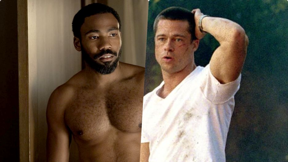 Donald Glover i Brad Pitt jako "Pan Smith"