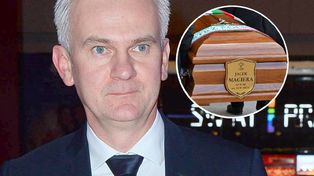 Piękny gest kibiców na pogrzebie Jacka Magiery. Wzruszający widok [ZDJĘCIA]