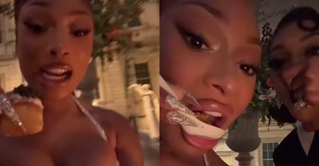 Megan Thee Stallion przemyciła telefon za kulisy Met Gali i pokazała, co serwowano do jedzenia. Raperka wyśmiała MALEŃKIE PORCJE