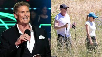73-letni David Hasselhoff maszeruje w towarzystwie o 27 LAT MŁODSZEJ ŻONY po Calabasas. Poznalibyście go? (FOTO)