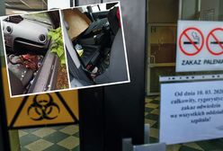 Koronawirus - Wrocław. Zdewastowane auto lekarki. Pracuje w szpitalu jednoimiennym