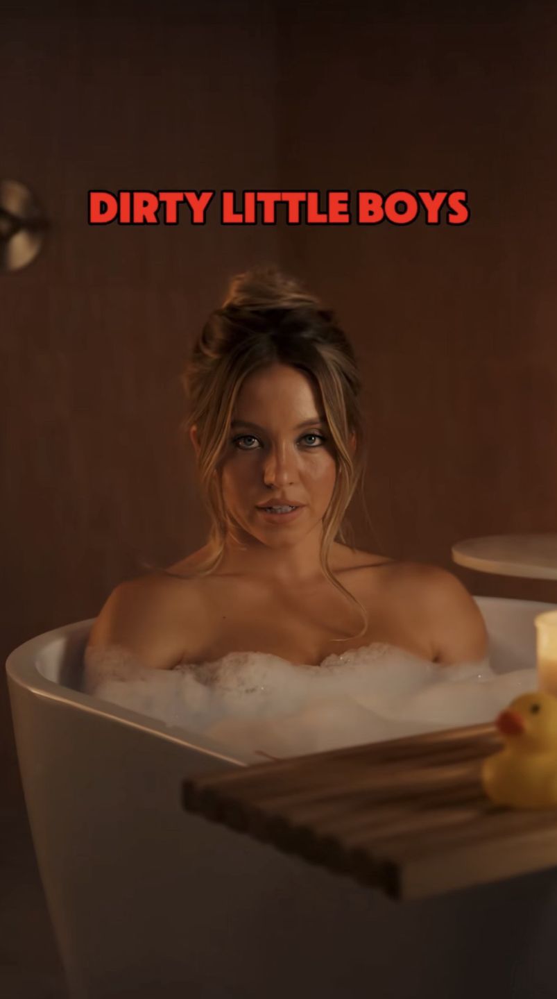 Sydney Sweeney wypuściła mydło z wodą z kąpieli 