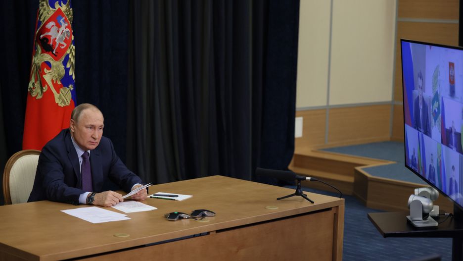 Russian President Vladimir Putin chairs a meeting on agriculture issues via teleconference call, in Sochi, Russia, 27 September 2022. EPA/GAVRIIL GRIGOROV / SPUTNIK / KREMLIN POOL MANDATORY CREDIT Dostawca: PAP/EPA.