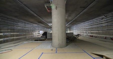 Warszawa. Rekonesans po budowie stacji metra. C20 Kondratowicza zaprasza