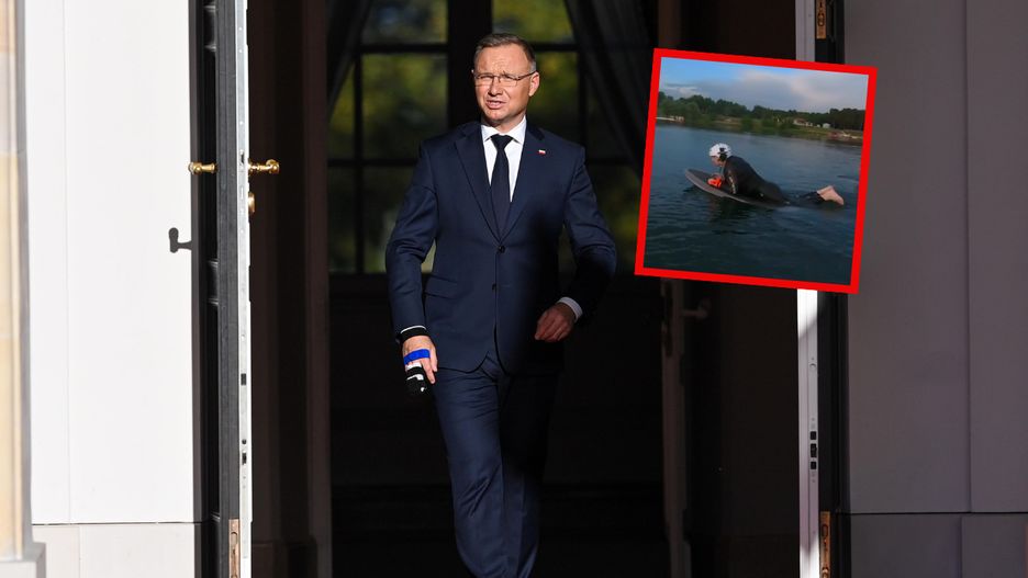 Andrzej Duda "został jet surferem"