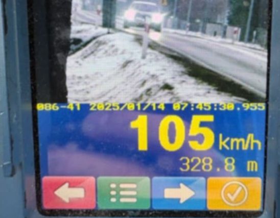 56-latek przekroczył dozwoloną prędkość o 55 km/h - stracił prawko!