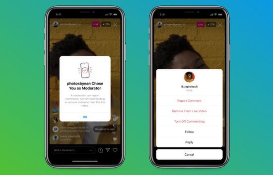 Instagram umożliwi moderację w streamach na żywo