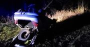 Kolno: Ucieczka pijanego kierowcy zakończyła się dachowaniem